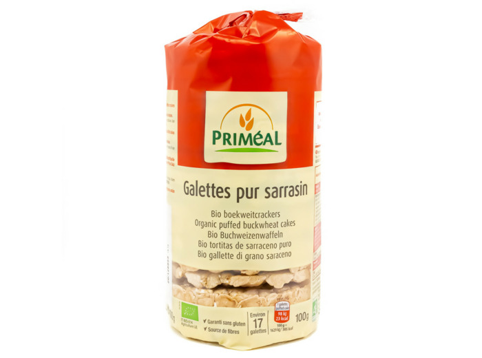 Galettes Fines Soufflées Pur Sarrasin Bio 100g