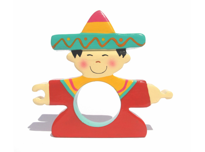 Rond de Serviette mexicain 13x12cm