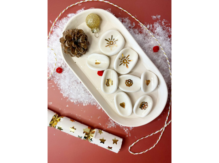 Worry stones dorées