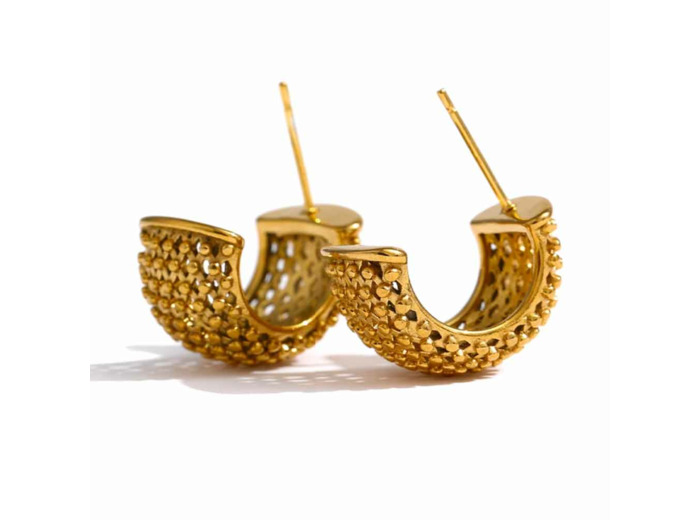 Créole Demi Cercle épaisse Or