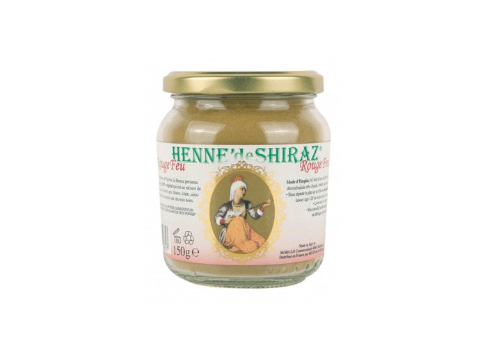 Coloration végétale Rouge feu pot 150g