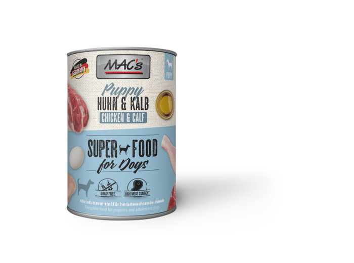 MAC'S poulet & veau pour chiot - 400g