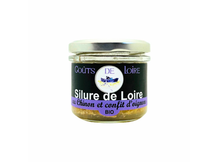 Rillettes de silure de Loire au vin de Chinon & Confit d'oignons