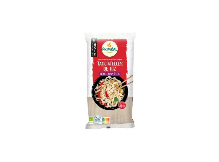 Tagliatelles de riz demi complètes 400g