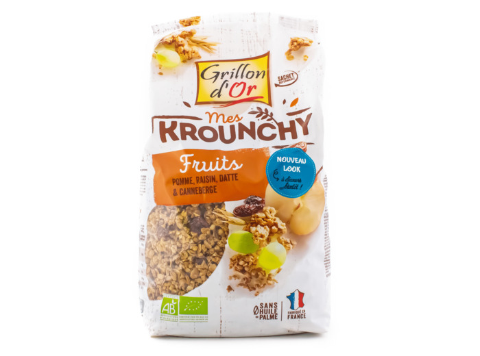 Céréales Déjeuner Krounchy Fruits Bio 1 Kg