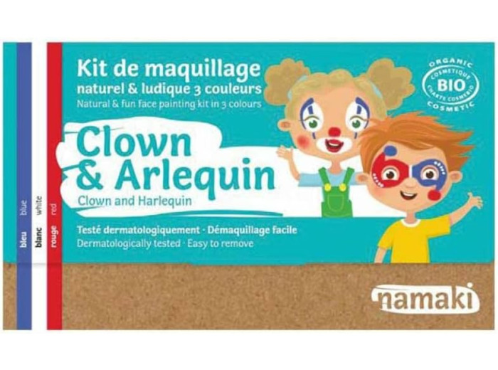 Kit maquillage enfant Clown&Arlequin NAMAKI COSMETICS S