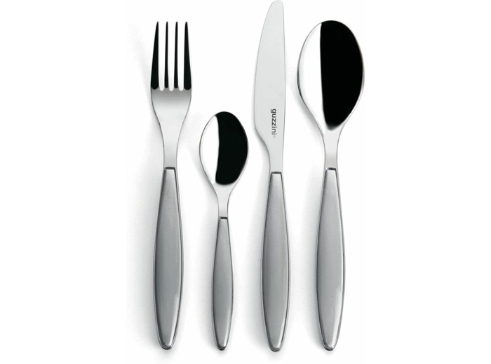 FEELING - Ménagère 24 Pièces - Gris - Guzzini