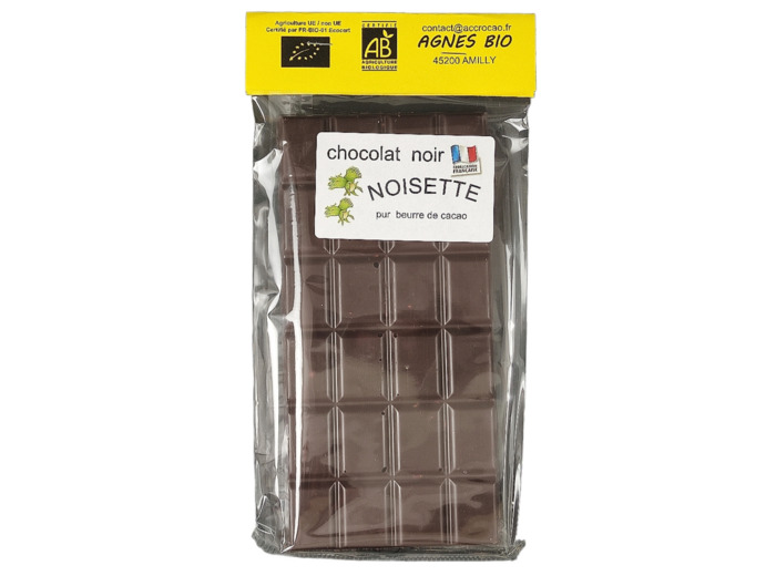 Chocolat Noir Noisette Bio 100g