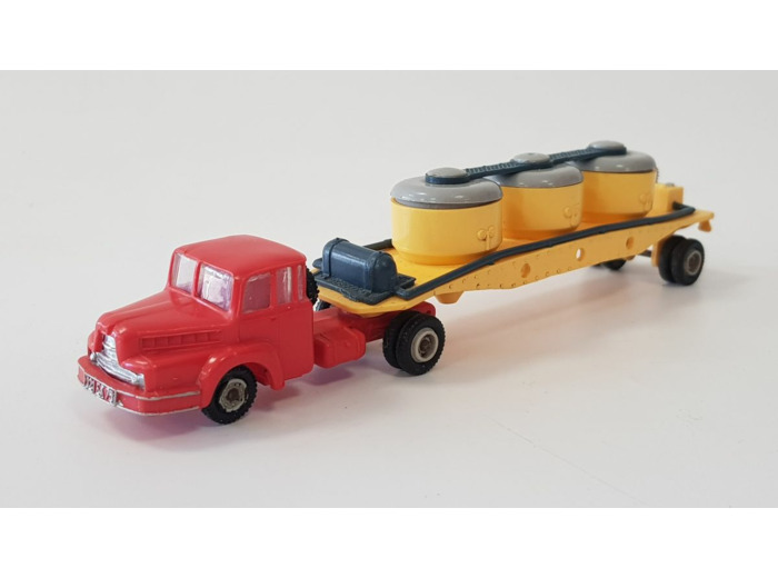 NOREV 1/86 HO TRACTEUR UNIC ZU 120 ET REMORQUE CONTAINERS A CIMENT