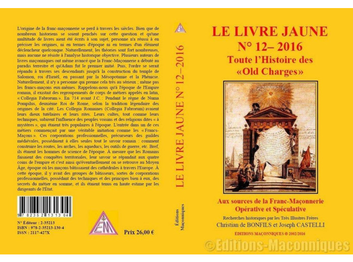 Le Livre Jaune N°12 - 2016