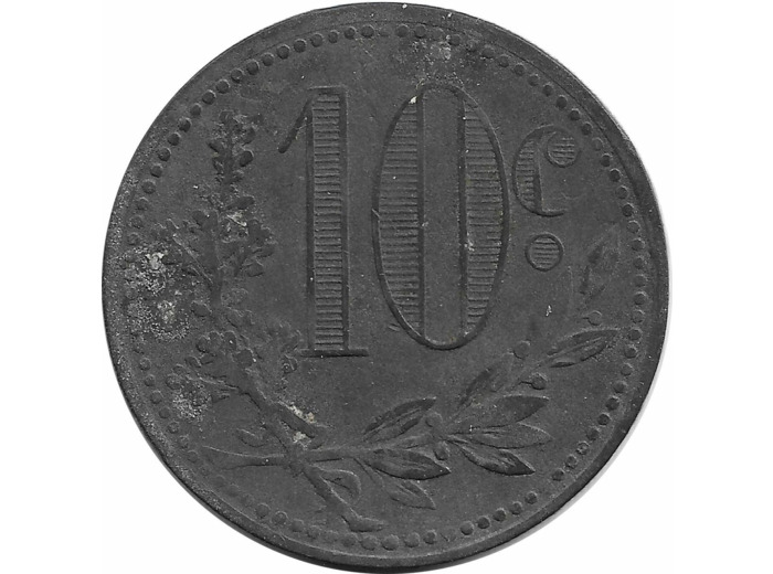 ALGERIE - ALGER 10 CENTIMES 1917 TTB-