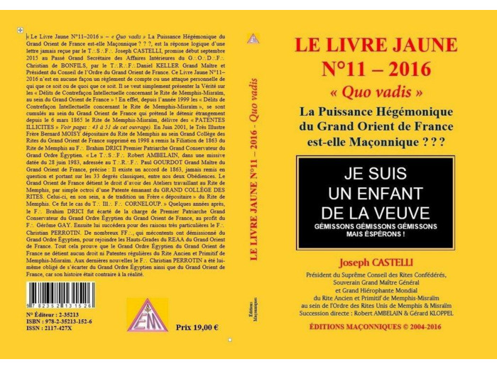 Le Livre Jaune N°11 - 2016
