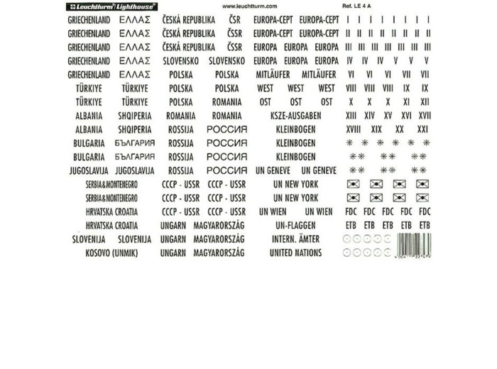 ETIQUETTES AUTOCOLLANTES Pays écriture dorée 315544