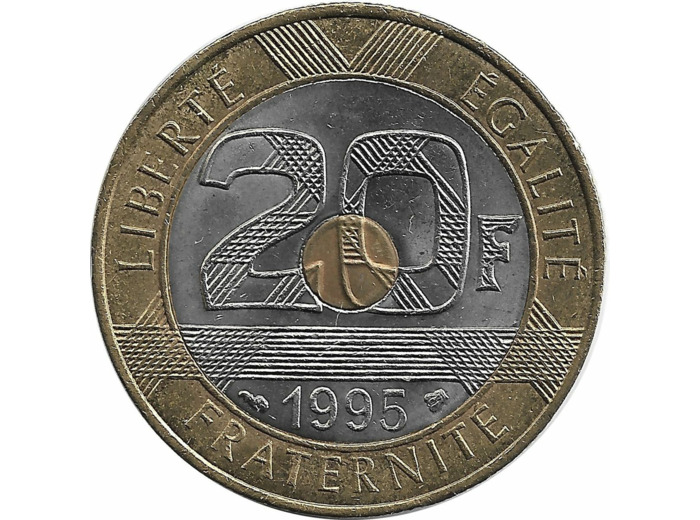 FRANCE 20 FRANCS MONT ST MICHEL 1995 SUP