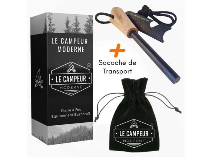 Pierre à feu de survie Le Campeur Moderne |
