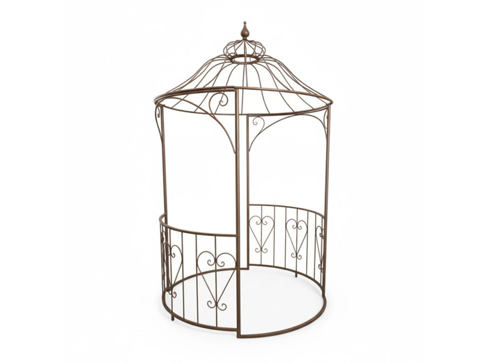 Gloriette fer ronde 268x180x180cm