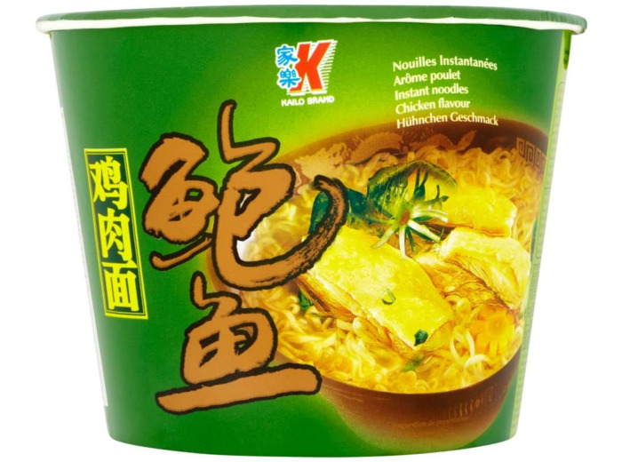 Soupe nouille saveur poulet cup KAILO 120g Chine