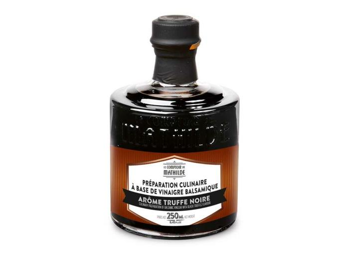 Préparation culinaire à base de vinaigre balsamique saveur Truffe noire - 250 ML