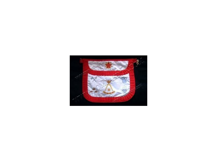 Tablier 2ème Ordre Chapître Rite Français