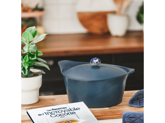 MA JOLIE COCOTTE BLEU 28CM