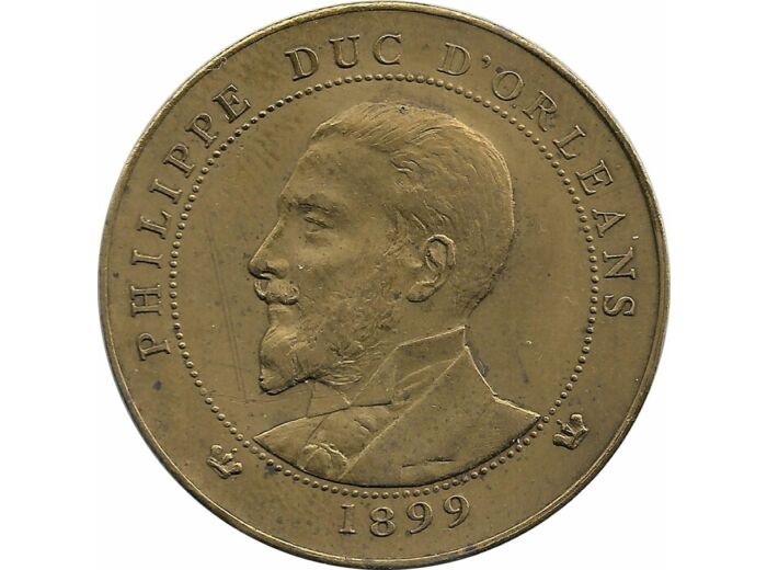 MEDAILLE - PHILIPPE DUC D'ORLEANS 1899 TTB+