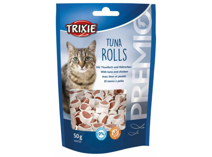 Friandises Rolls au thon & poulet - 50g