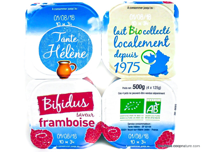 Bifidus Framboise Bio 4x125g