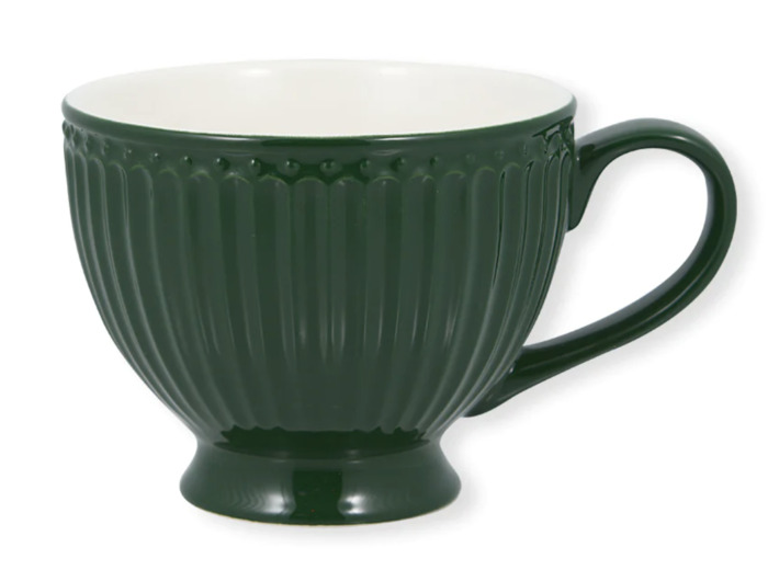 Tasse Greengate Alice vert sapin