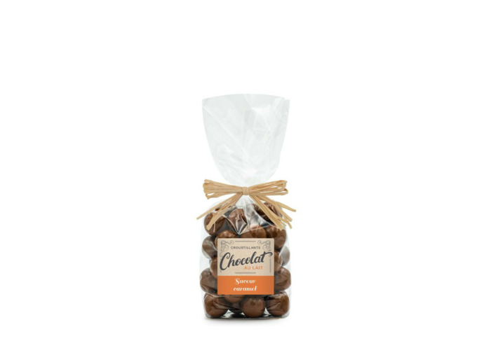 Perles Chocolat Lait Saveur Caramel 160G