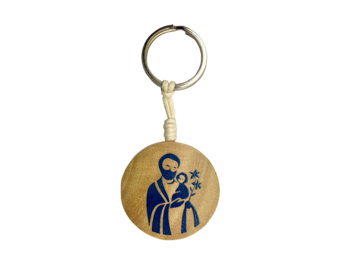 Porte-clé Saint Joseph 45/45mm