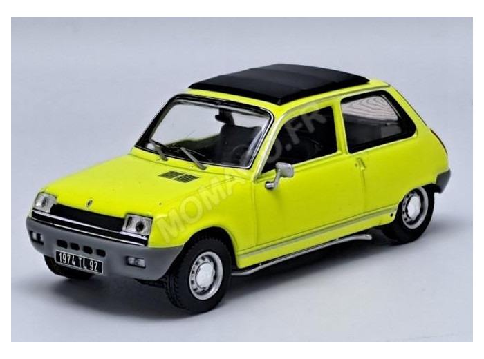 Renault 5 TL Découvrable Jaune 1/43 - ODEON 131