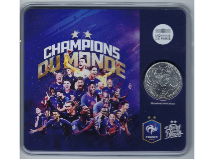 FRANCE 2018 10 EURO CHAMPIONS DU MONDE B.U