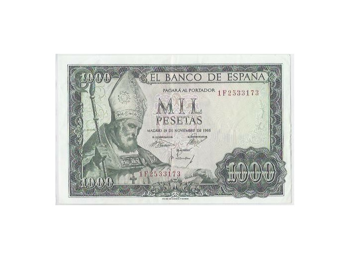 Espagne SPAIN 1000 PESETAS 19/11/1965 SUP 1F2533173