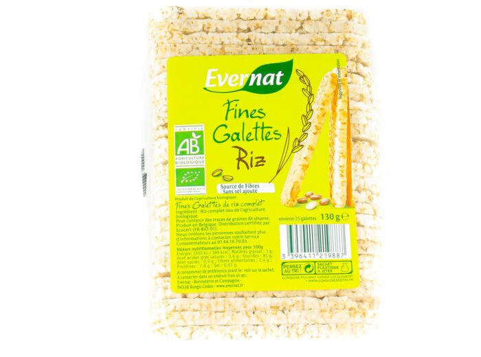 Fines Galettes de Riz Bio 130g