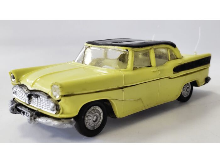 SIMCA CHAMBORD JAUNE TOIT NOIR NOREV PLASTIQUE 1/43 SANS BOITE (N1)