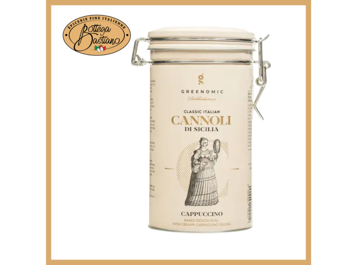 Boite Métal Cannoli Cappuccino 200g
