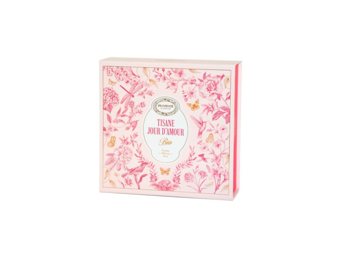 Coffret tisane Jour d'amour bio 20 sachets