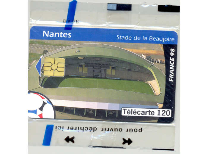 TELECARTE NSB 120 UNITES 06/98 NANTES STADE DE LA BEAUJOIRE F 878