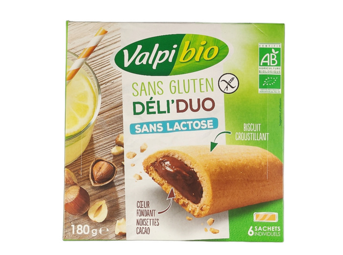 Biscuit Croustillant Déli'Duo Sans Gluten 180g Bio