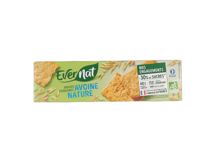 Croquant Avoine Nature 130g Bio