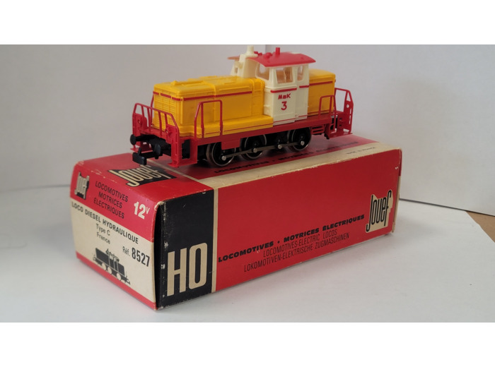 JOUEF 8527 HO LOCOMOTIVE DIESEL HYDROLIQUE TYPE C MaK 3 BOITE D'ORIGINE