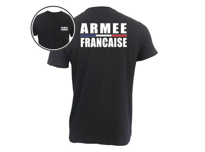 T-shirt militaire armée française en coton - Summit Outdoor