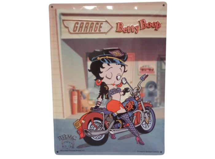 Plaque métal - Garage Betty Boop - 40 x 30 cm - 19003RA