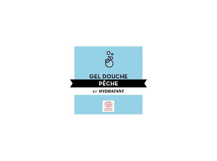 Gel Douche Hydratant Pêche - Jean Bouteille - Cosmos Organic