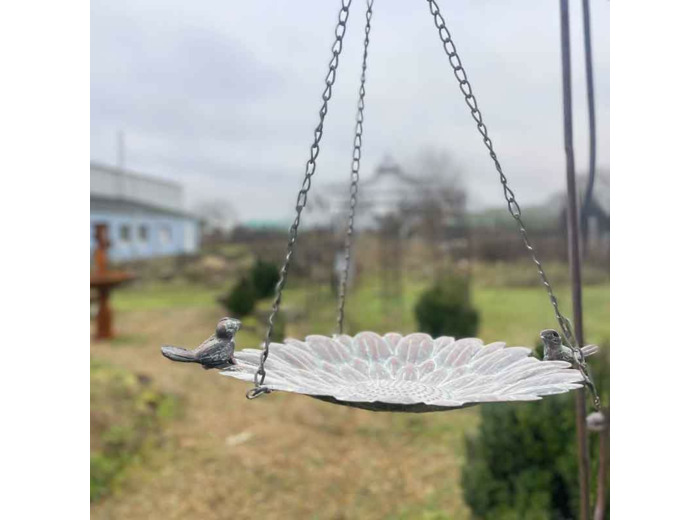 Mangeoire à suspendre en fer 30x57cm