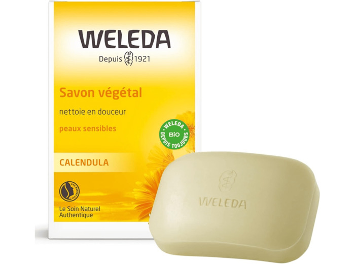 Savon calendula vegetal 100g WELEDA