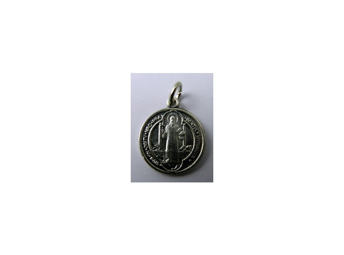 Médaille St Benoît ronde 15X13mm CLASSIQUE
