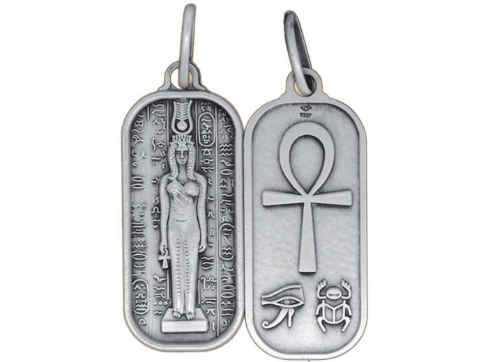 Pendentif en Argent 32*15mm - PENTACLE D'ATHOR