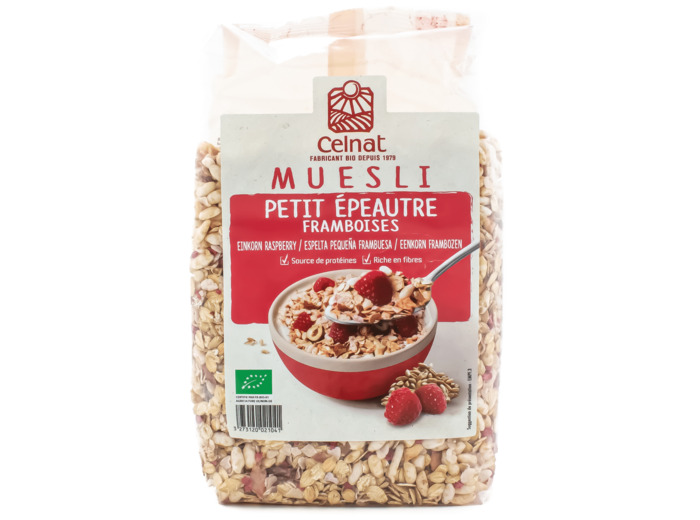 Müesli Petit Épeautre Framboises Bio 375g