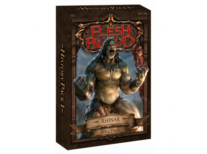 Decks Préconstruits - Flesh and Blood - Deck Blitz - History Pack 1 (Rhinar)